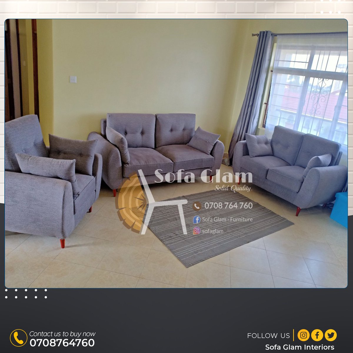SofaGlam's tweet photo. Wouldn't this be a happy place that meets you after a busy day.
π Pay on Delivery.
π Free Delivery & Fixing within Nairobi.
π 1 Year Quality Warranty.
#Tononoka Kasarani DP William Ruto DPP Haji Lilian Ndindi nyoro Sauti Sol Juliani Muranga IEBC
#Sofaglaminteriors https://t.co/YZnBHbWQat
