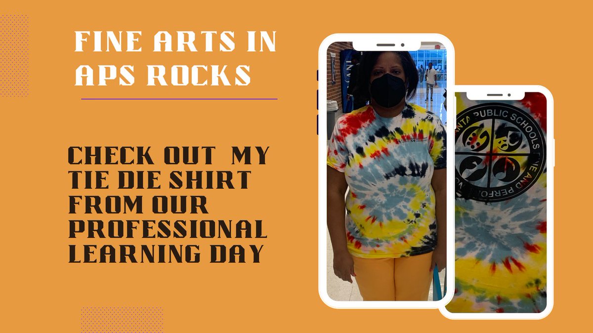 #apsarts Tie Die Swag and Canva Twitter practice <a href="/apsitjen/">Jen Hall, NBCT</a> @apsITerin @sara_womack <a href="/erickson_sarah_/">Sarah Erickson</a> I love 💕my shirt👚 <a href="/garnpenn/">Garnetta Penn</a>