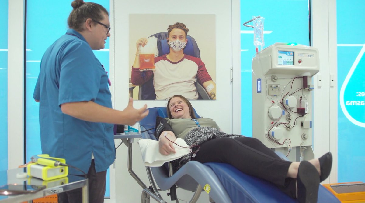 NHSBT's tweet photo. More women will be able to donate plasma at our Twickenham Donor Centre, thanks to upgraded donation machines.

Restrictions to height and weight had previously ruled most women out, but new machines now allow most to donate.

Find out more about plasma ➡️ https://t.co/20INurwKHI https://t.co/429dXBTPSI