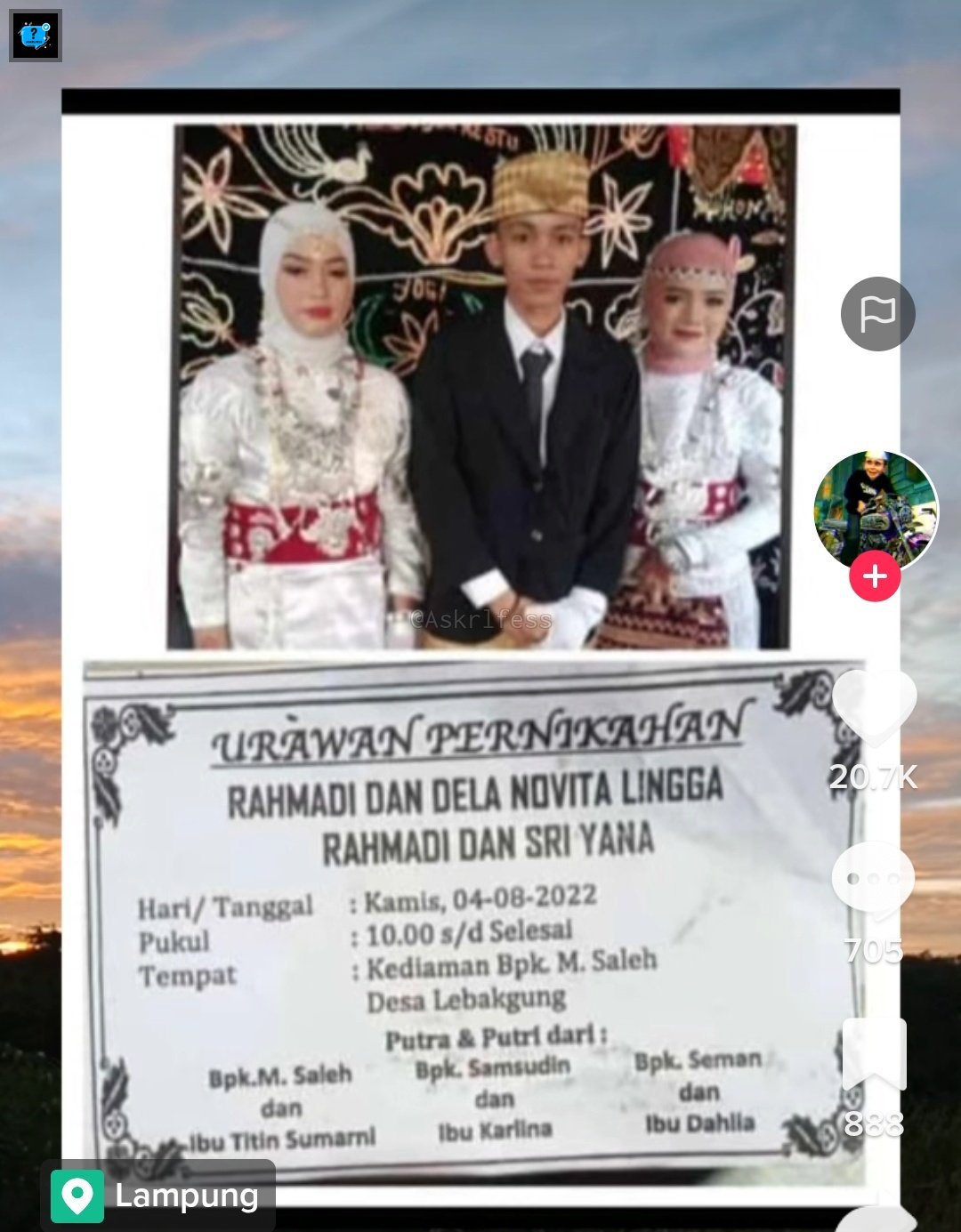 Askrlfess on Twitter: "[askrl] tiktok // cw // ⚠️ Bisa bisanya padahal