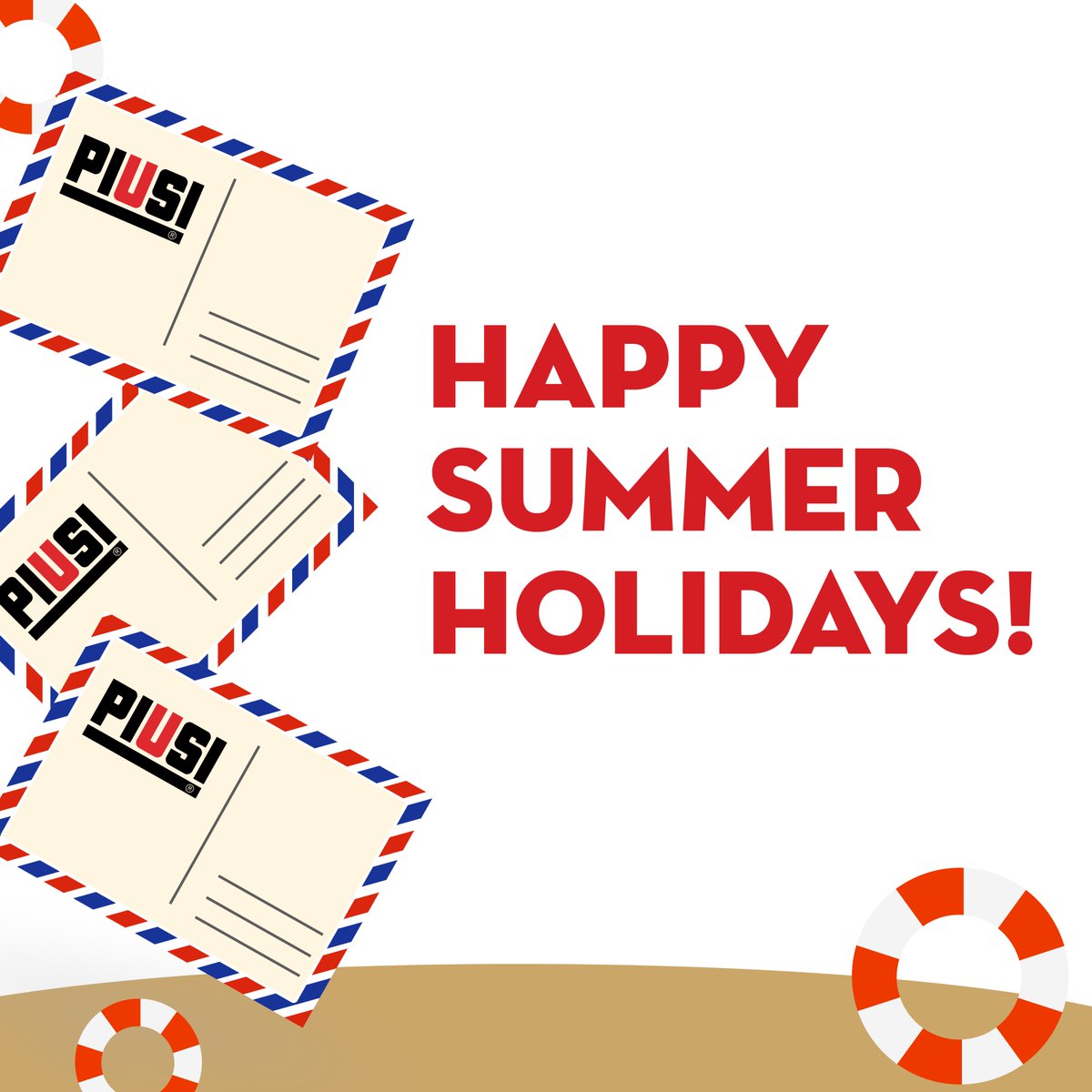 #PIUSI vi augura buone #vacanze, ci rivediamo il 22 agosto! 🏖☀️🧜‍♀️⛵️
Nel frattempo scoprite le nostre ultime novità: 
bit.ly/3J9kfq0
.
.
.
Happy #summer #holidays, see you on August 22nd! 🏖☀️🧜‍♀️⛵️
In the meantime check out our latest news: bit.ly/3cKz5Hm