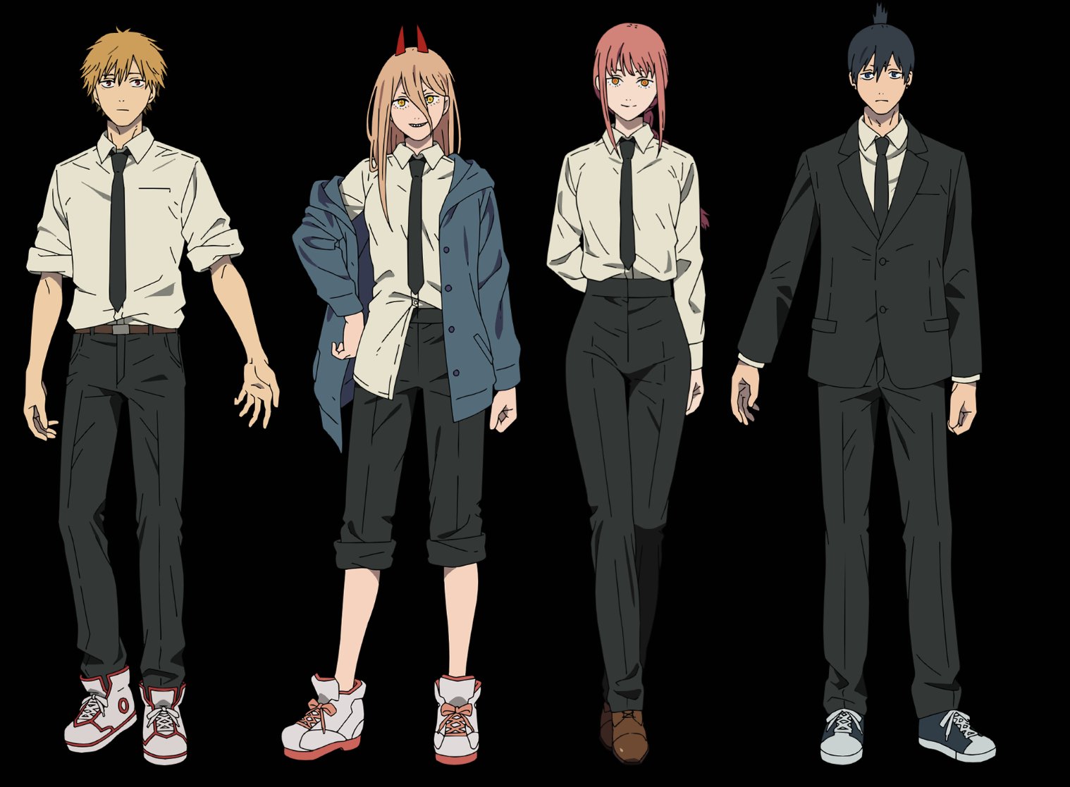 Kumi on X: Chainsaw Man character designs in higher quality   / X