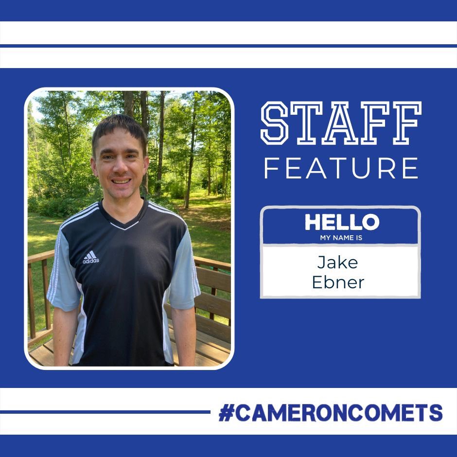 cameroncomets's tweet photo. #StaffFeatureFriday
Help us welcome a new #CameronComets staff member!
Jake Ebner is our new 7th and 8th grade teacher. https://t.co/na8FEvtsWk
