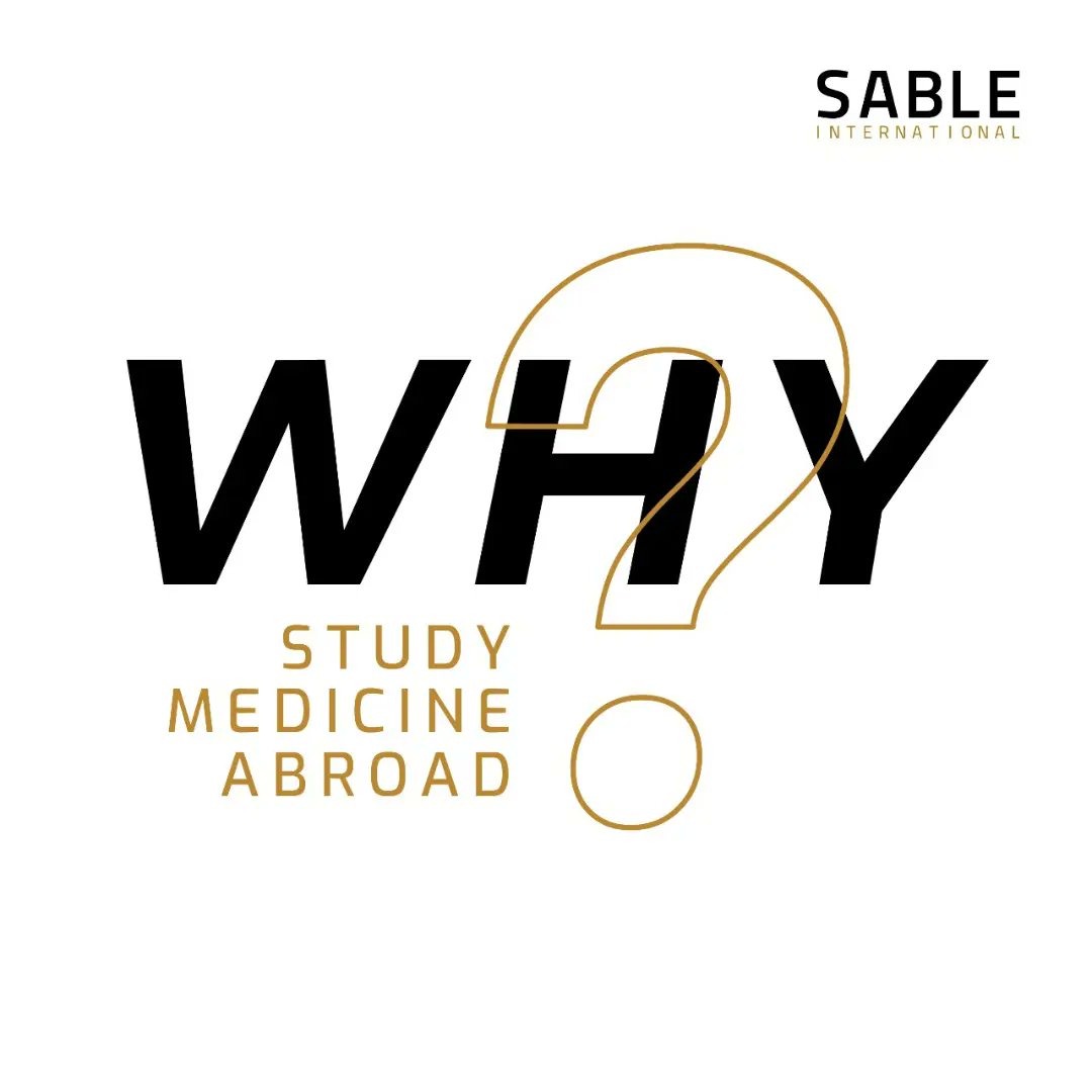 Sable_Int_Study's tweet image. If you are interested in studying medicine abroad, then contact our team directly study@sableinternational.com for more information.

Read more about it in our blog in bio.

#SableInternational #StudyAdvisors #StudyAbroad #studyworld #SableNigeria #Edusession