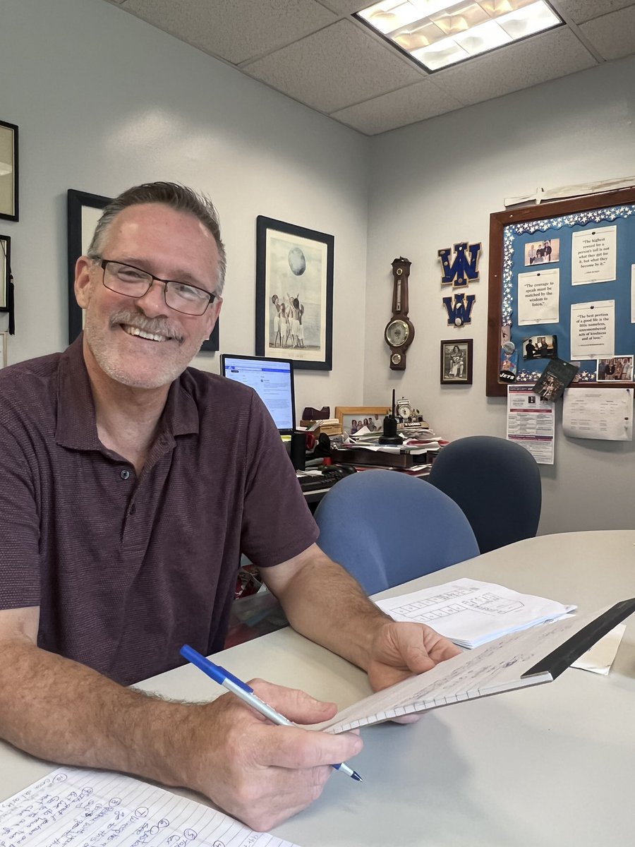 Putting together our scavenger hunt for New Teacher Orientation!  Highlighting and exploring different parts of our unique building by having the group work together in a team building activity! <a href="/ElementarySw/">SullivanWestES</a> <a href="/KMBressler/">Kathleen Bressler</a> #sullivanwest #icebreakers