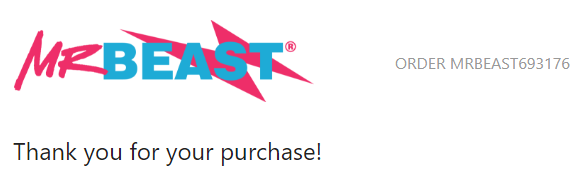 SubToMcChicken's tweet image. @MrBeast I bought the 100 Million Subscriber Merch, $80 Was Worth It...