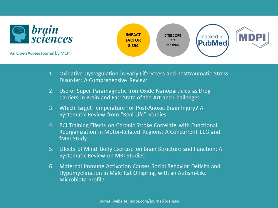 #mdpibrainsci Read the Editor's Choice Articles!

1. mdpi.com/2076-3425/11/6…
2. mdpi.com/2076-3425/11/3…
3. mdpi.com/2076-3425/11/2…
4. mdpi.com/2076-3425/11/1…
5. mdpi.com/2076-3425/11/2…
6. mdpi.com/2076-3425/11/8…

<a href="/MDPIOpenAccess/">MDPI</a> @Scilit_MDPI
#neuroscience #brain #neurology
