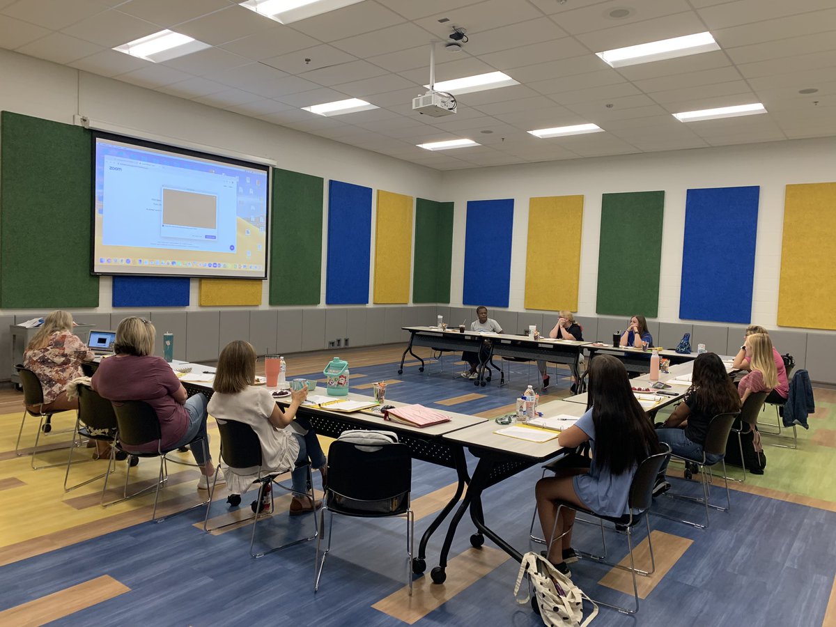 porter_jillian's tweet photo. ⭐️ Welcoming back our amazing childcare team here at the Basehor-Linwood Early Learning Center and kicking off with @PyramidModel training ⭐️ #herewegrow https://t.co/Med8MVqQTh