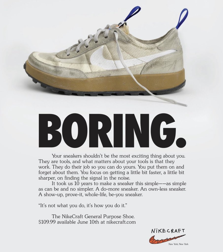 Sneakerologue's tweet image. Password Page pour la Tom Sachs x NikeCraft General Purpose Shoe !

Sortie prévue pour bientôt 

store.tomsachs.com/password