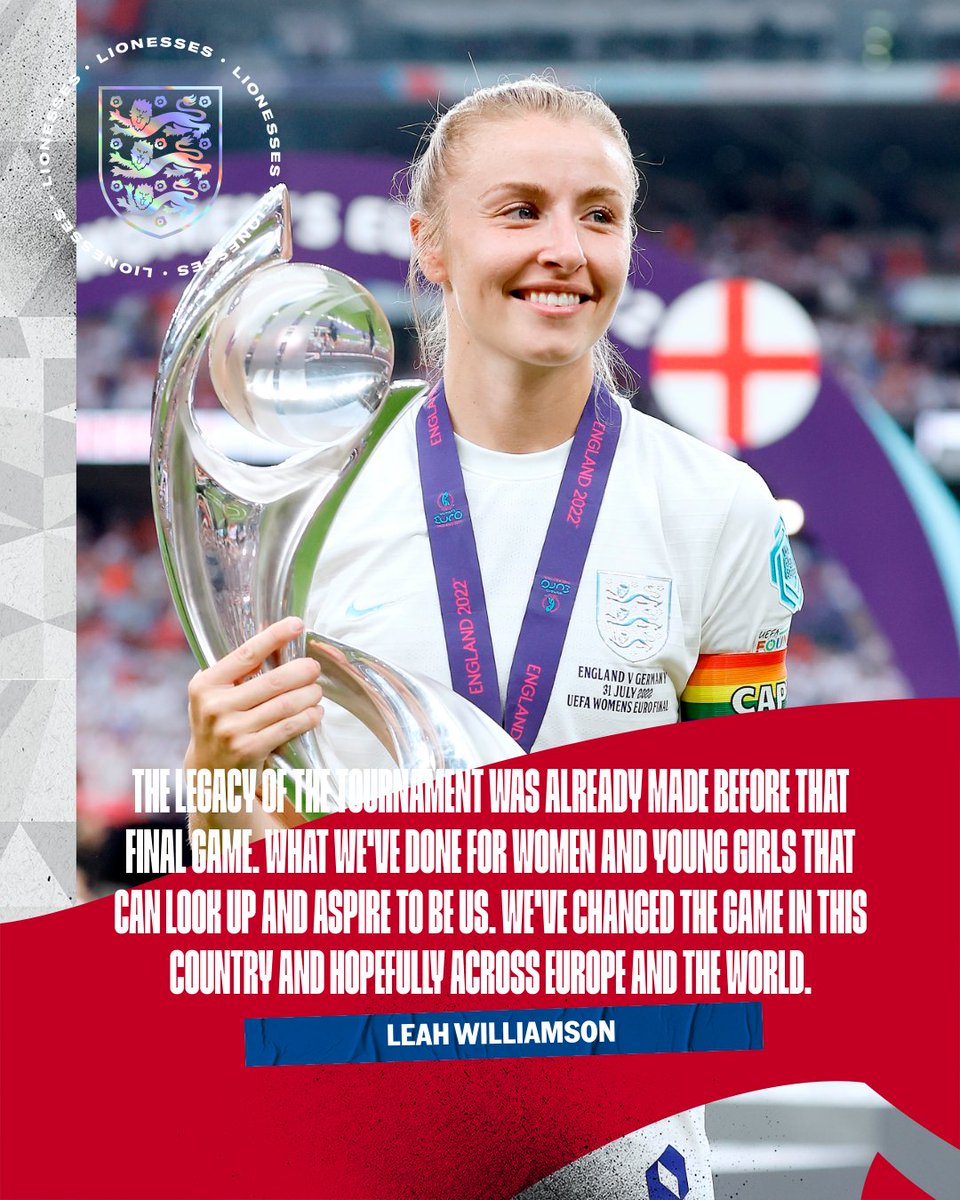 Lionesses's tweet photo. More than a trophy.

👏 @leahcwilliamson 👏 https://t.co/pFj7n2QfFJ