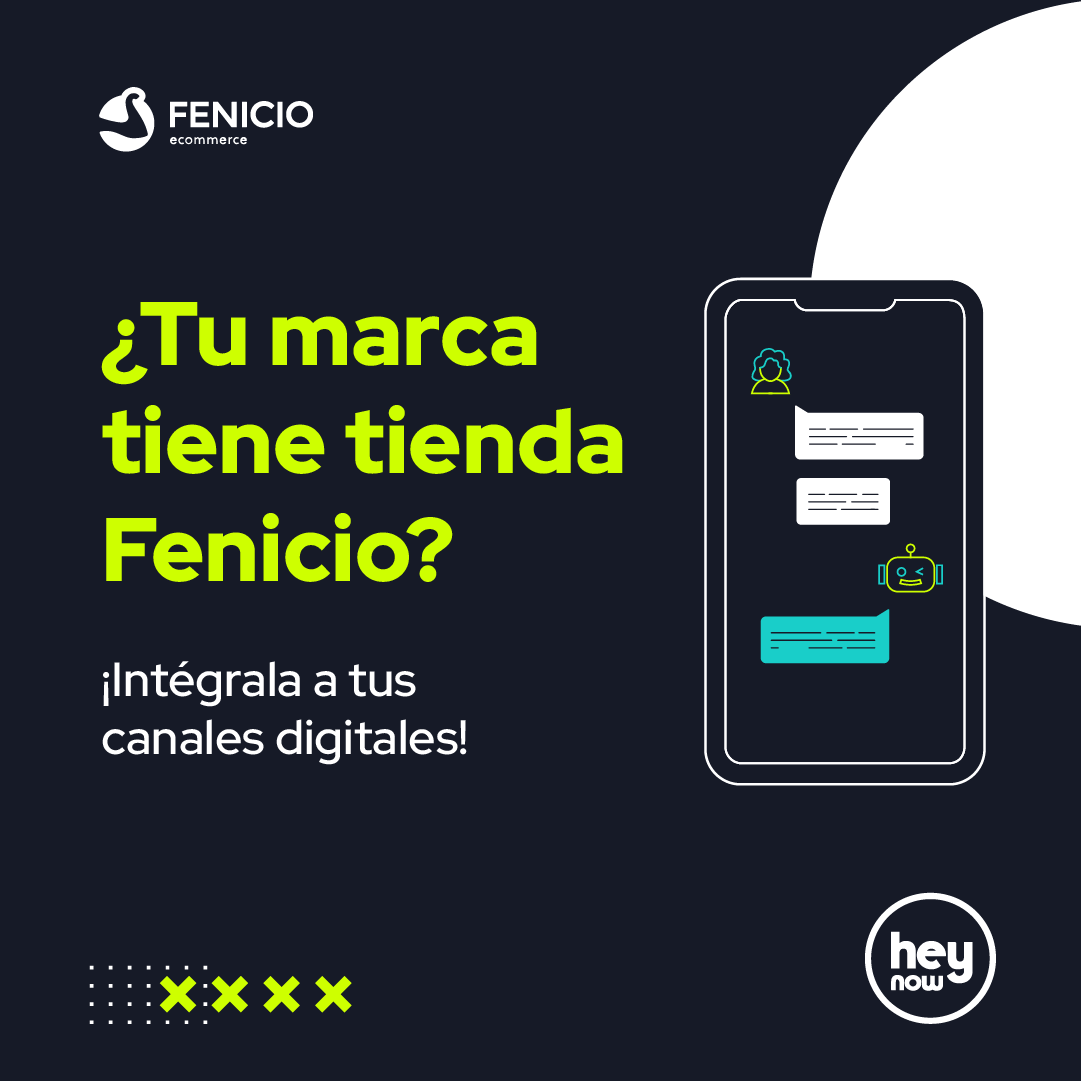 heynowbots's tweet photo. ¿Sabías que podemos integrar tu tienda @FenicioUy a tus canales de atención? 

¡Tus clientes reciben información de stock y del estado de su pedido en su WhatsApp! 🤯 https://t.co/jKwLETE5MJ