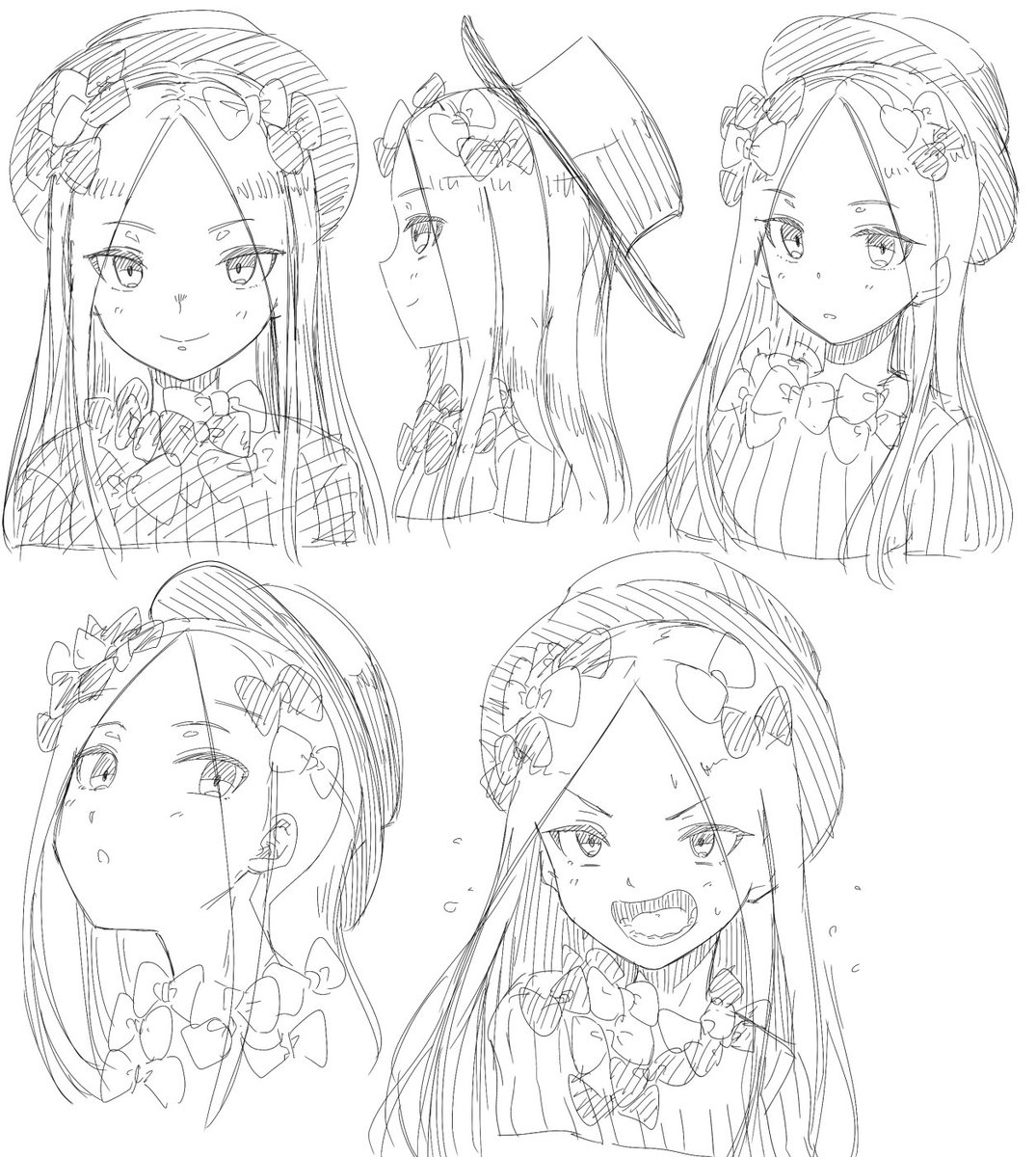 顔を可愛く描けるようになりたいから練習するぞ! 29 