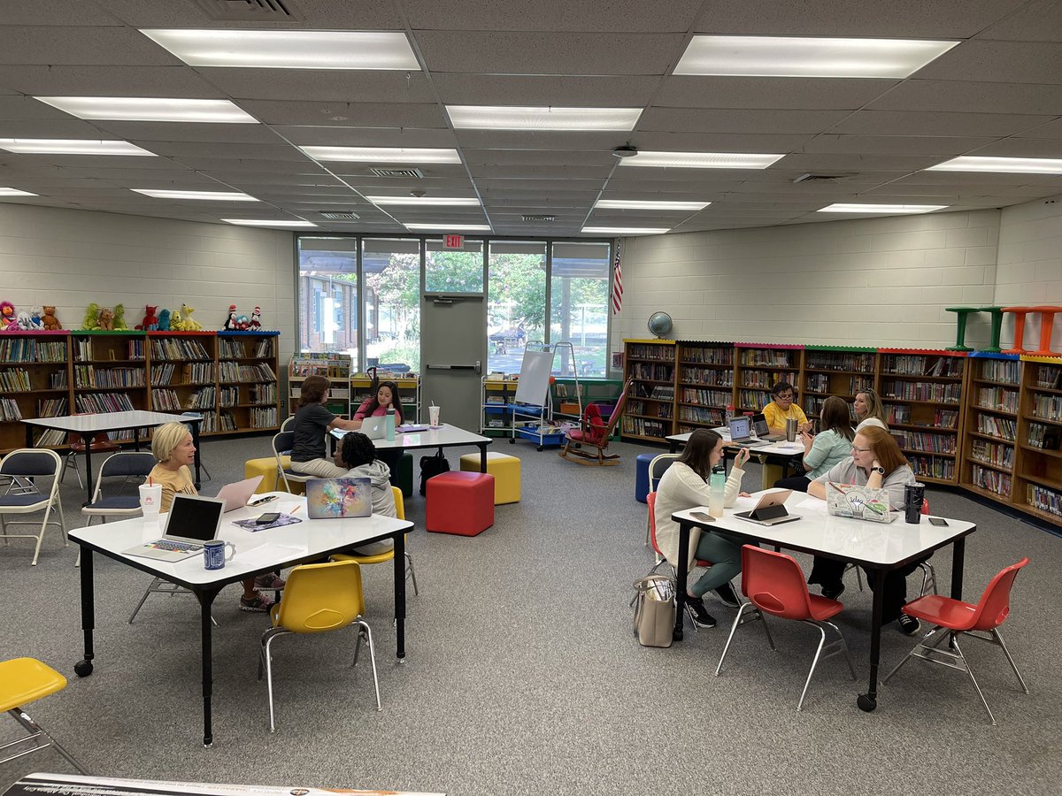 Our specials, aka SEAL Team (SPARK Educators Assisting Learners), discussing ways to incorporate the Portrait Of A Graduate into their curriculum along with Success Skills that they developed! #LoveFirstTeachSecond #connected