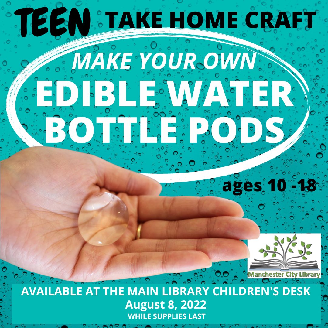 Manchester City Library Teens — NEW - September Teen Take and Make