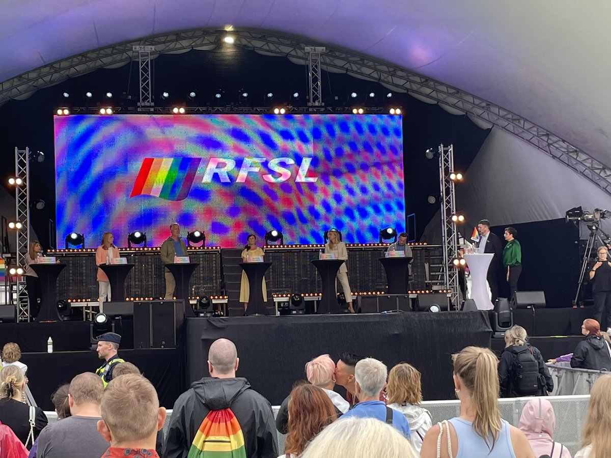 Partiledardebatt på Stockholm Pride. Intressanta besked inför valet i höst.