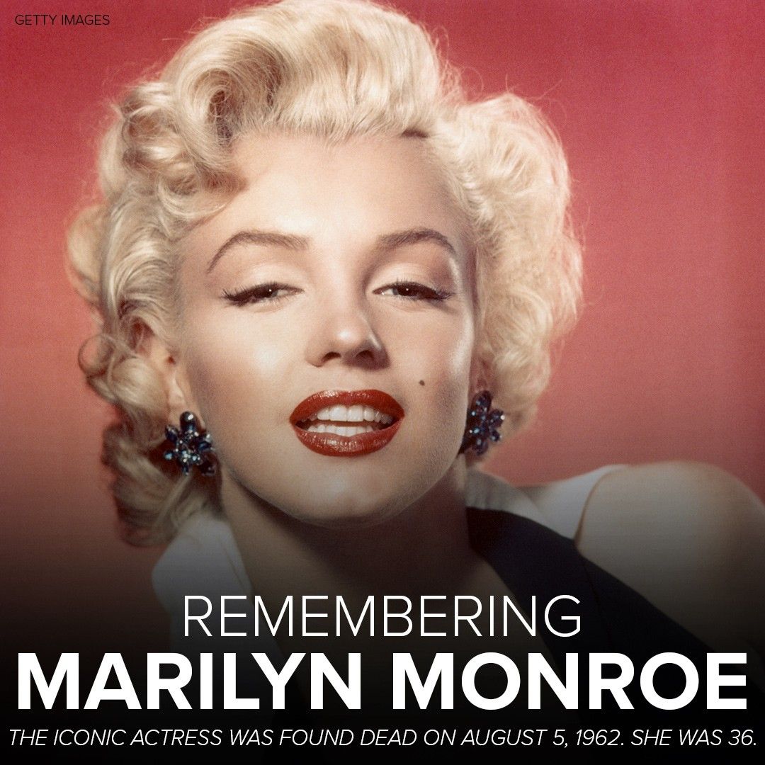 Marilyn Monroe is found dead, August 5, 1962