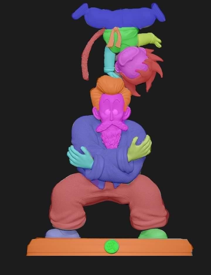 3d_plus_'s tweet photo. Se viene una buena figura de Goky vs Maestro Roshi
#Goku #DragonBall https://t.co/6nGXXflui9