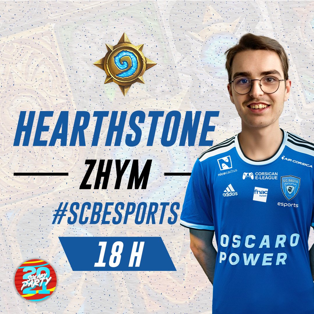 SCBastiaEsports's tweet image. JOUR J 🔥 pour @ZhymHS à la Solary Party Hearthstone 🃏

Un grand merci à @SolaryTV pour l’invitation !

Retrouvez la #SLYPARTY  à 18H ⤵️
twitch.tv/solaryhs 
￼
#SCBESPORTS🔵⚪️
