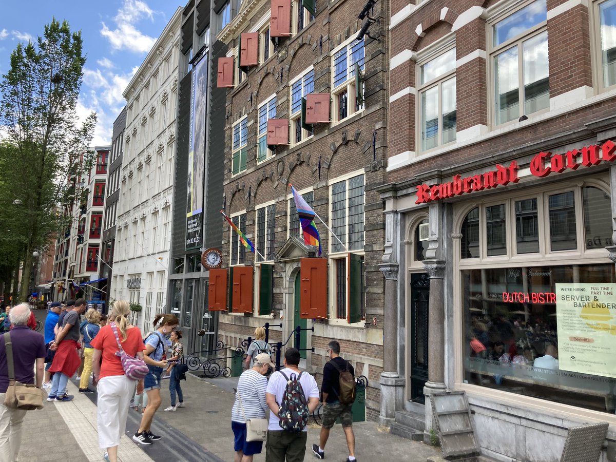 euro_tour's tweet image. アムステルダム(オランダ)。
本日の風景より。
④レンブラントの家