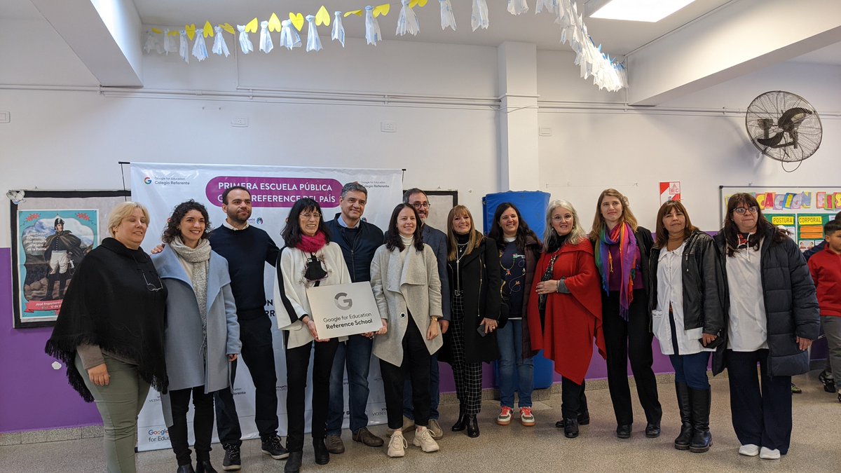 ¡Argentina llevando la educación a lo más alto! 🇦🇷

La Escuela Primaria Manuel Dorrego, de <a href="/VivamosVL/">Vicente López</a>, es la primera institución pública y municipal de Hispanoamérica en recibir la distinción Google Reference School por adoptar la tecnología en el aula de forma innovadora.👏🏫