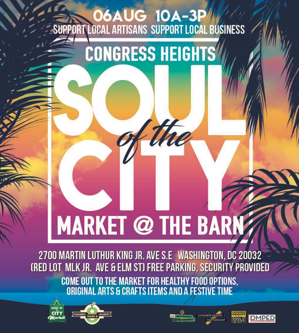 RyanLucasDC's tweet image. This Saturday @powerinone is vending at the Soul of the City at the Barn Marketplace in Congress Heights DC with @chctdc. Come get empowered. 

2700 MLK Blvd SE Washington, DC

Red Lot

8/6/22

10am - 3pm

#farmersmarket #shoplocal #supportlocal #eatlocal #organic #buylocal #farm
