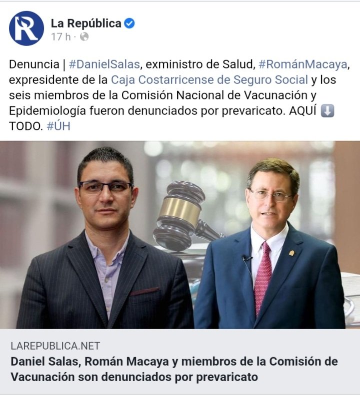 Hora de poner las barbas en remojo...
Autoridades sanitarias en Guat... deberán en algun momento ser sometidas a la justice
Aquí y en todas partes saben que la inyeccioncita provoca perdidas de babies no natos 

Costa Rica da el ejemplo.
