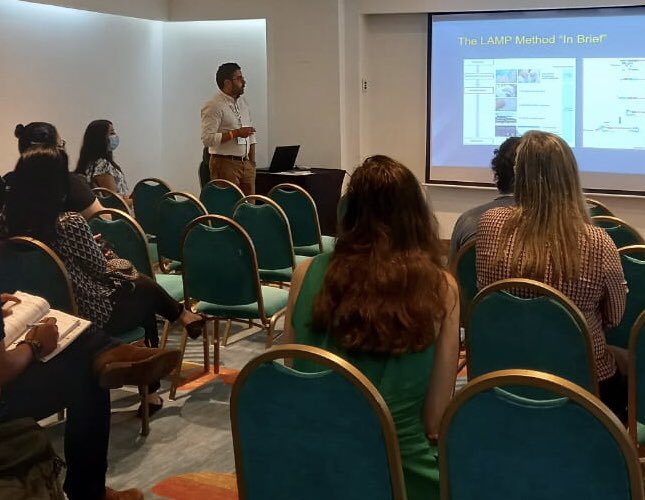 My presentation of the #LAMP development results during the <a href="/WLeish7/">WorldLeish7</a>…what an exciting experience… <a href="/Pasteur_Tunis/">Institut Pasteur de Tunis 🇹🇳 معهد باستور تونس</a> <a href="/PHINDaccess/">PHINDaccess</a> 🇹🇳 🇨🇴