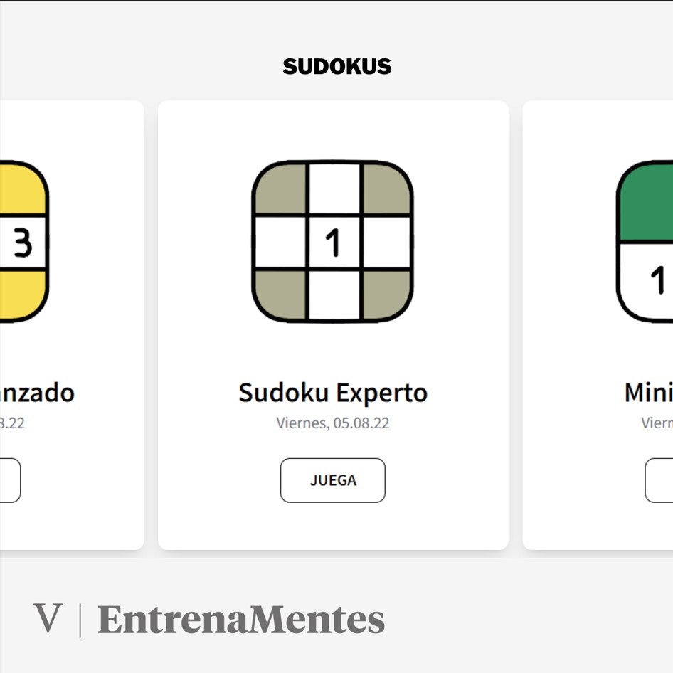 La Vanguardia on Twitter: "🧠Entrenamentes ¿Aceptas el juego?👇 https://t.co/xHCFLeAe9w En última el sudoku es un juego que se puede jugar en cualquier lugar, cualquier cosa. Pero si deseas ser