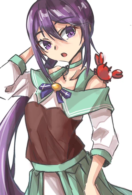 曙#艦これ版深夜の真剣お絵描き60分一本勝負 #艦これ版真剣お絵描き60分一本勝負_20220805 
