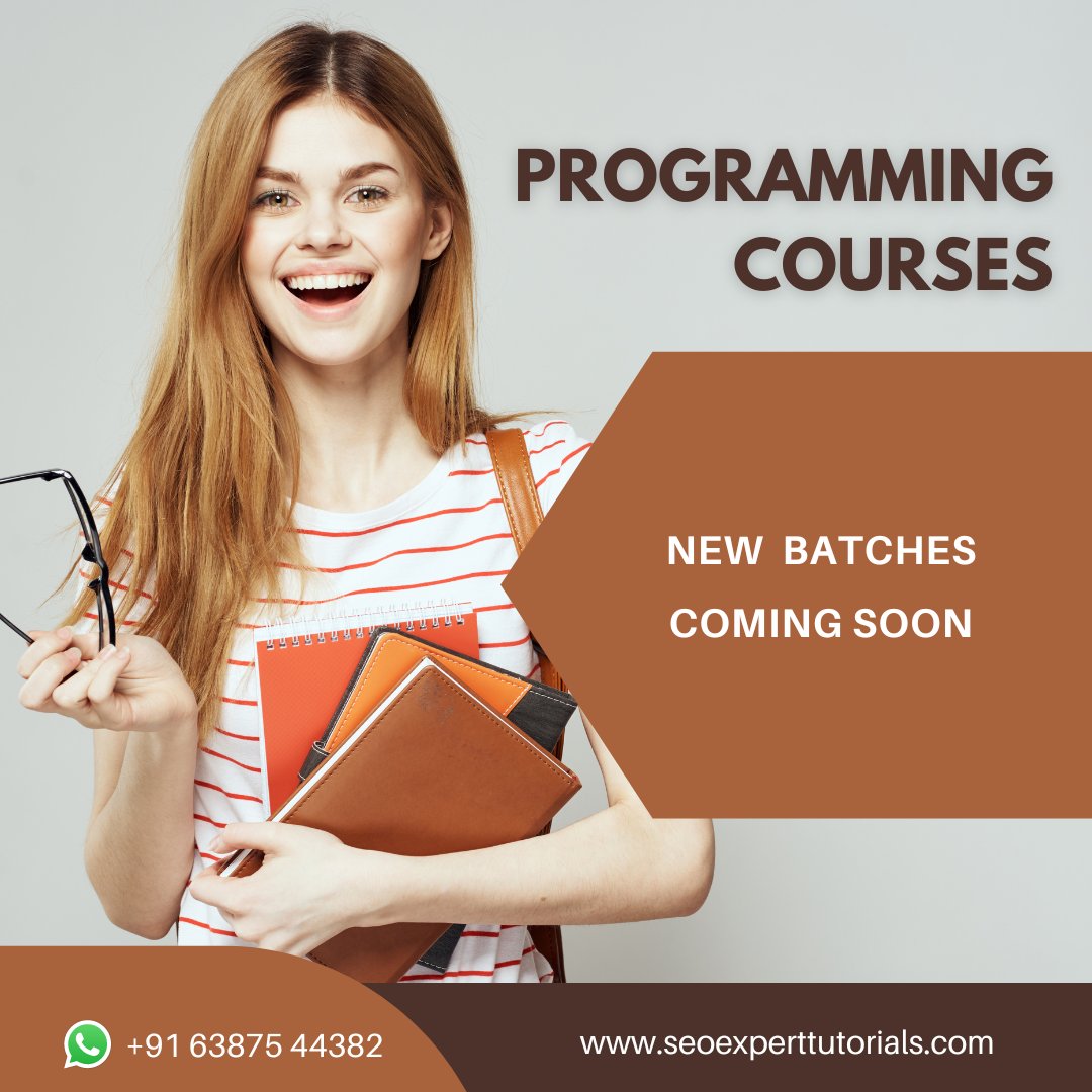 For course info, visit: bit.ly/3Jvvrh9

#programming #ProgrammingCourse #coursesonline #programminglanguage #courses2022