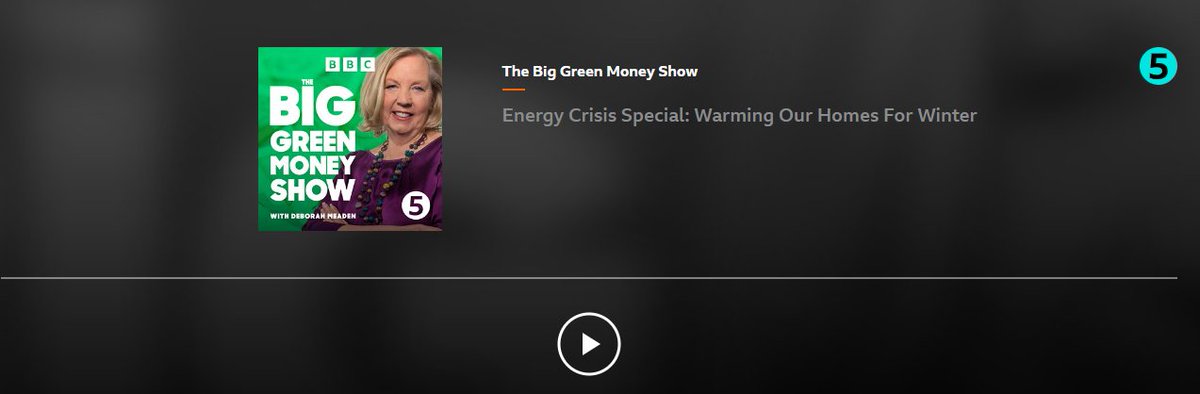 Worth a listen to this Energy Crisis Special: Dragon's Den's Deborah Meaden and Radio 5 Live's Felicity Hannah look at what needs to happen to help us all make our homes warmer and cosier, and crucially, how much it would cost: bbc.co.uk/sounds/play/m0…