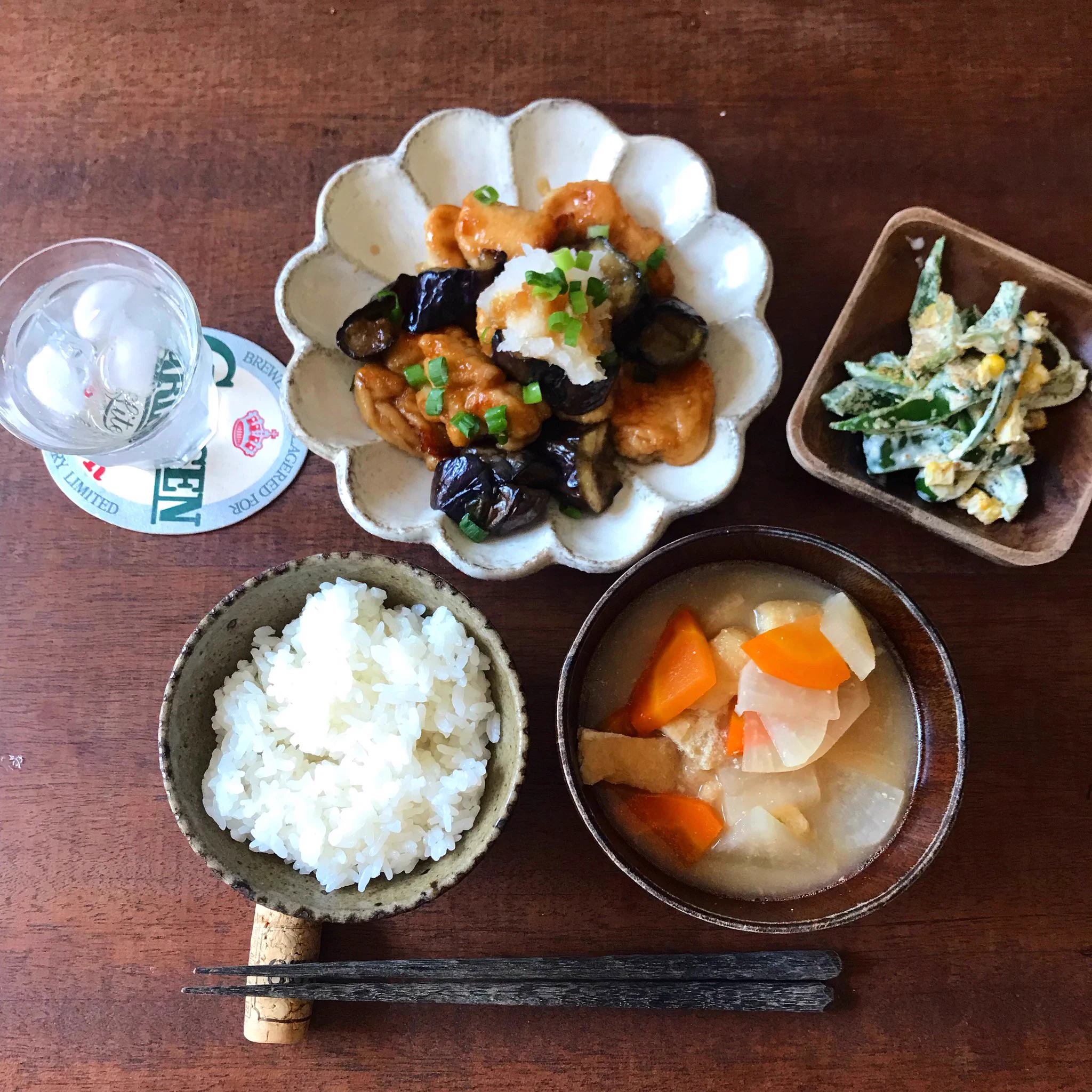 何度も試作した自信作。「鶏胸肉とナスのおろしだれ」胸肉がめっちゃしっとり仕上がり絶品