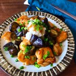 何度も試作した自信作。「鶏胸肉とナスのおろしだれ」胸肉がめっちゃしっとり仕上がり絶品