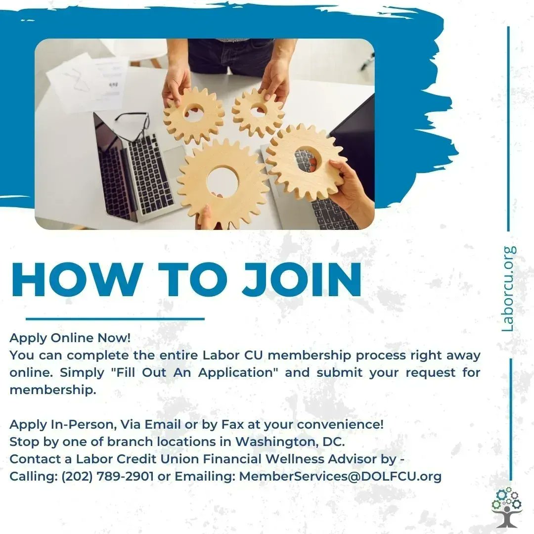 LaborCreditU's tweet photo. We want to be YOUR credit union! Joining Labor CU is fast and easy! Fill out our online application and get started today.
https://t.co/OuXwh2oBfL
#LaborCU #CUmembership https://t.co/XpzBETjQnH