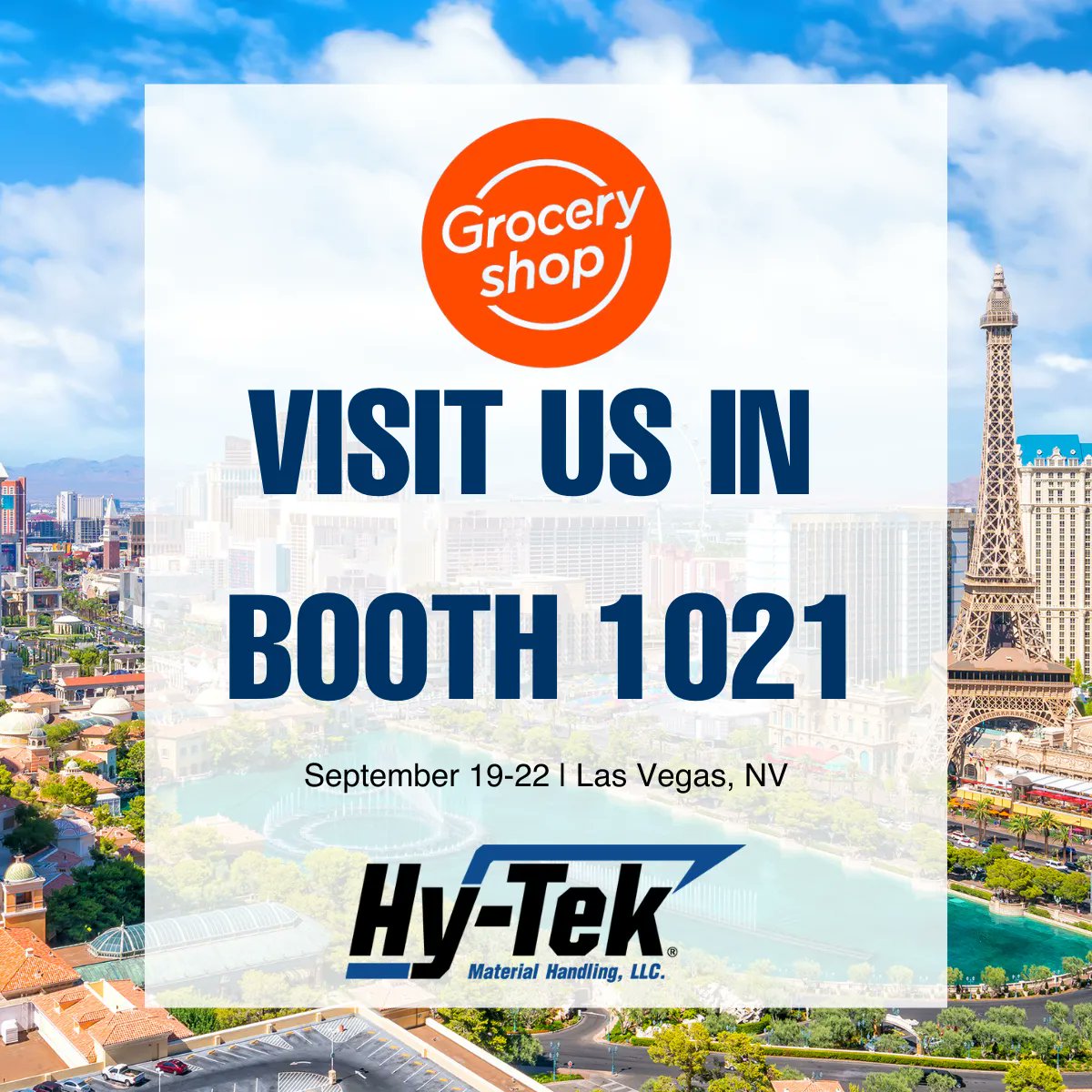 Grocery’s digital #transformation is not slowing down — and neither can you. Visit us with the #HyTek family of brands at #GroceryShop2022 to learn how we can #automate, #innovate, and transform your #foodandbeverage operation. 

To learn more visit: bit.ly/3cENepF