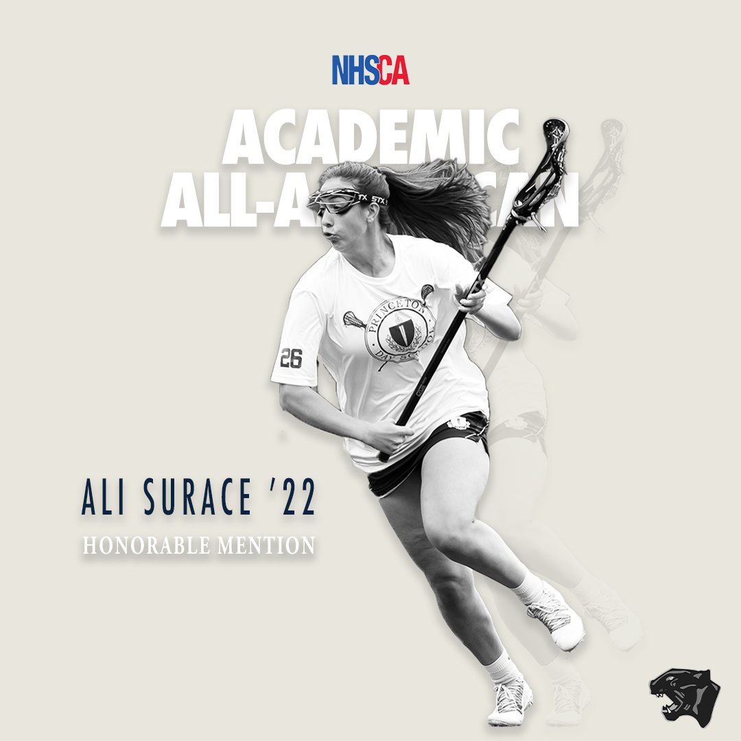 Congratulations to recent alums, Ally Antonacci '22 and Ali Surace '22 for being named @NHSA 's Academic All-Americans Honorable Mention! We are so proud of you two! 🥍🏑🇺🇸💙 #NHSA #AllAmericans #Lax #Fockey #GirlAthlete