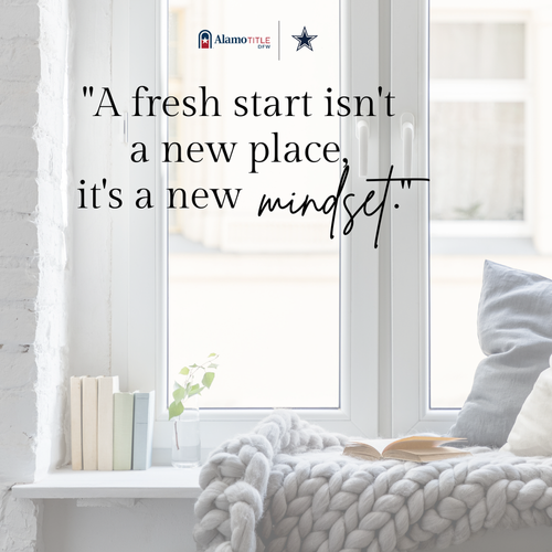 susankassen's tweet image. Starting each day with a fresh mindset and perspective helps you take control of your life, and empowers you to do amazing things. #NewBeginnings #NewMindset #FreshSpace #QuoteOfTheDay #InspirationalQuote #MotivationalQuote #AlamoTitleDFW
