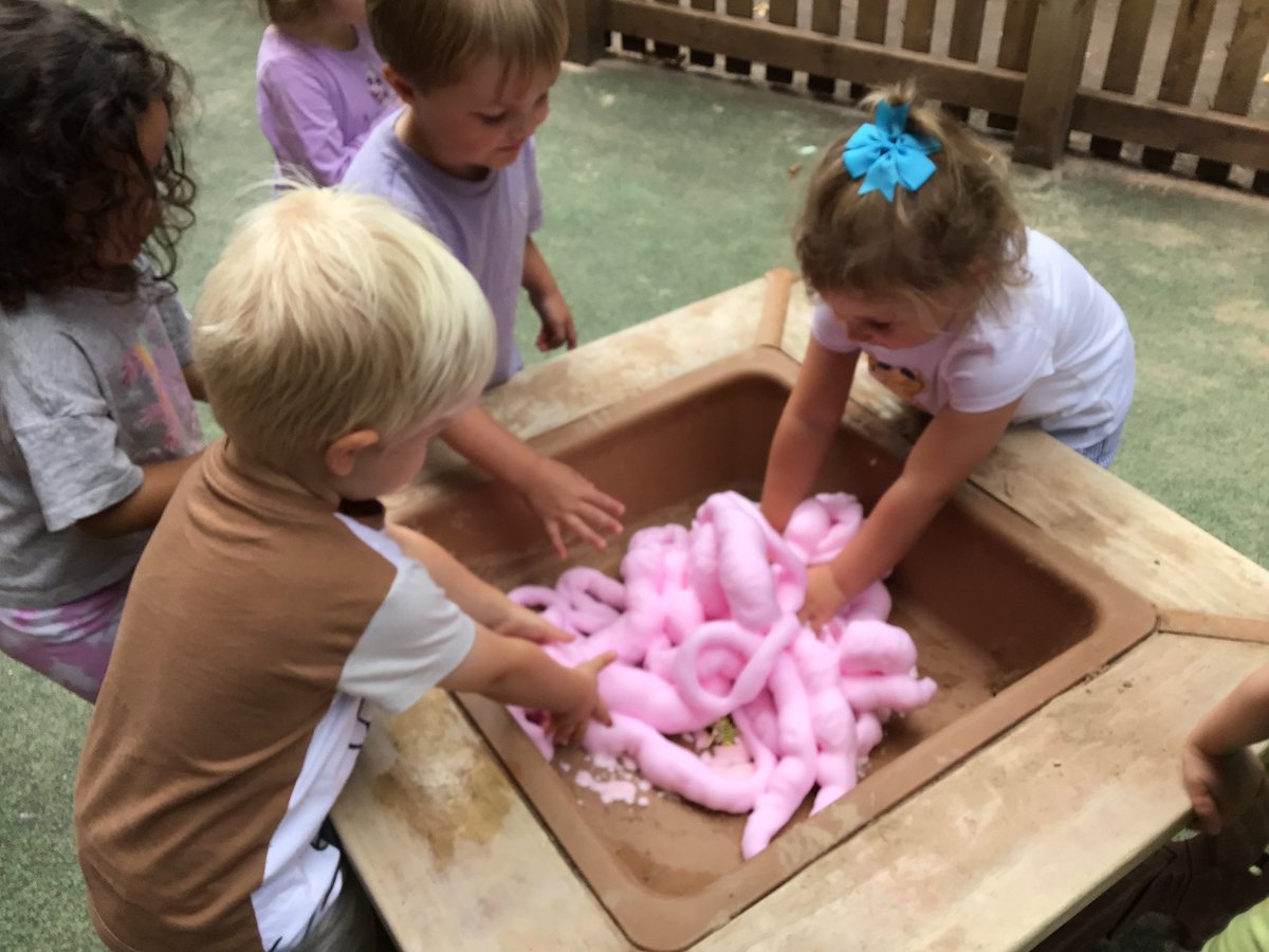winterfoldhs's tweet photo. Looking for ‘bugs’ in the pink foam. #WinterfoldFunClub #SummerActivities #TheWinterfoldWay https://t.co/pxjuTxScYE