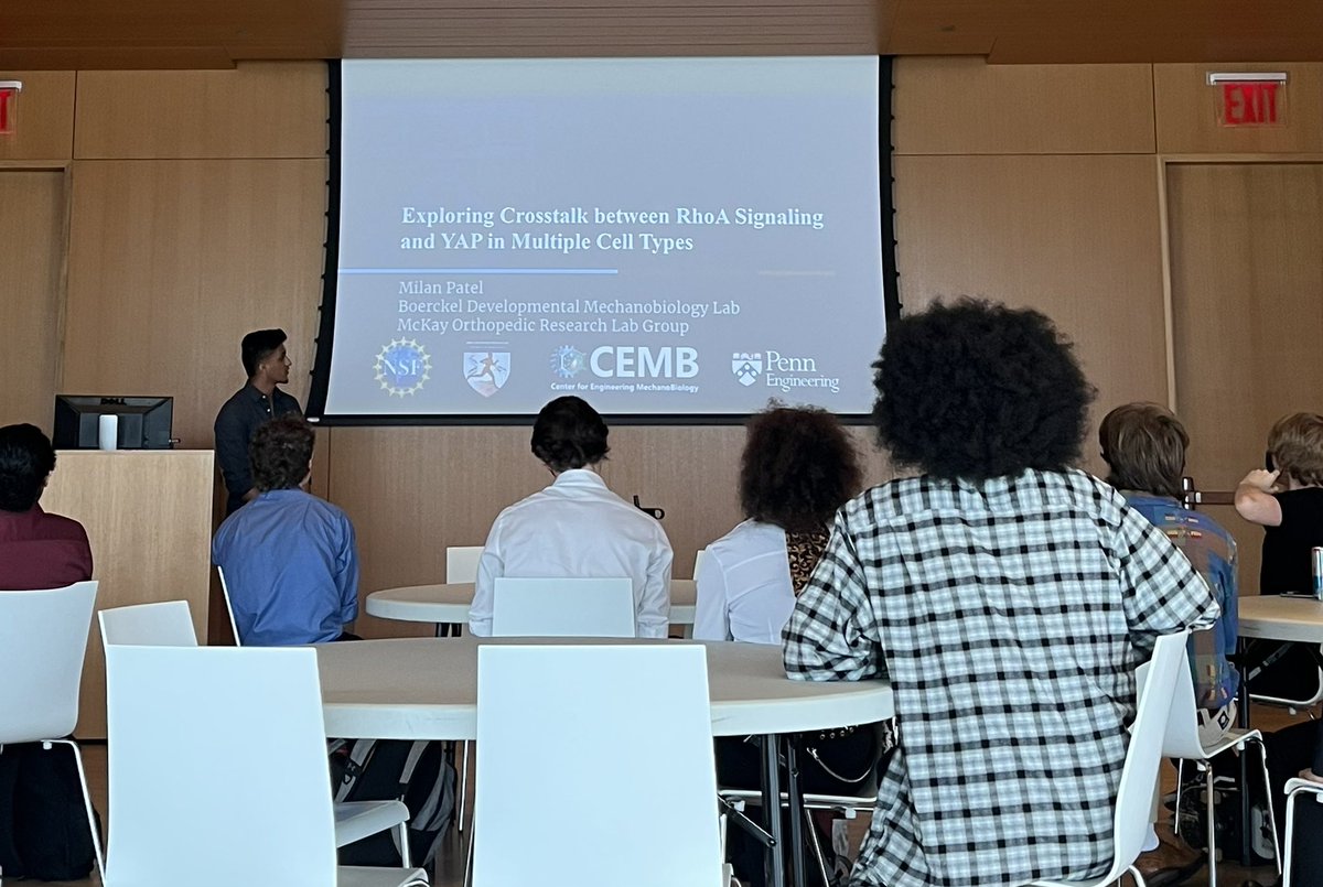 Amazing talks this am from our <a href="/CEMB_STC/">CEMB</a> UExB undergrads, <a href="/ellietanner614/">Ellie Tanner</a> &amp; Milan Patel! Super #proudPI