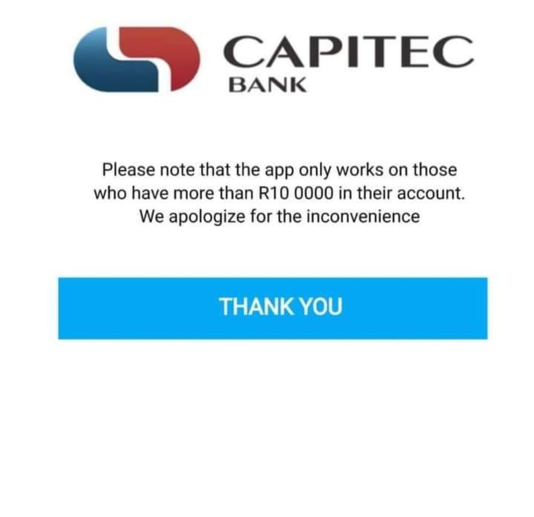 bobworldwide's tweet photo. #capitec breaking news 😭😭😭 https://t.co/jgxMg8zAOy