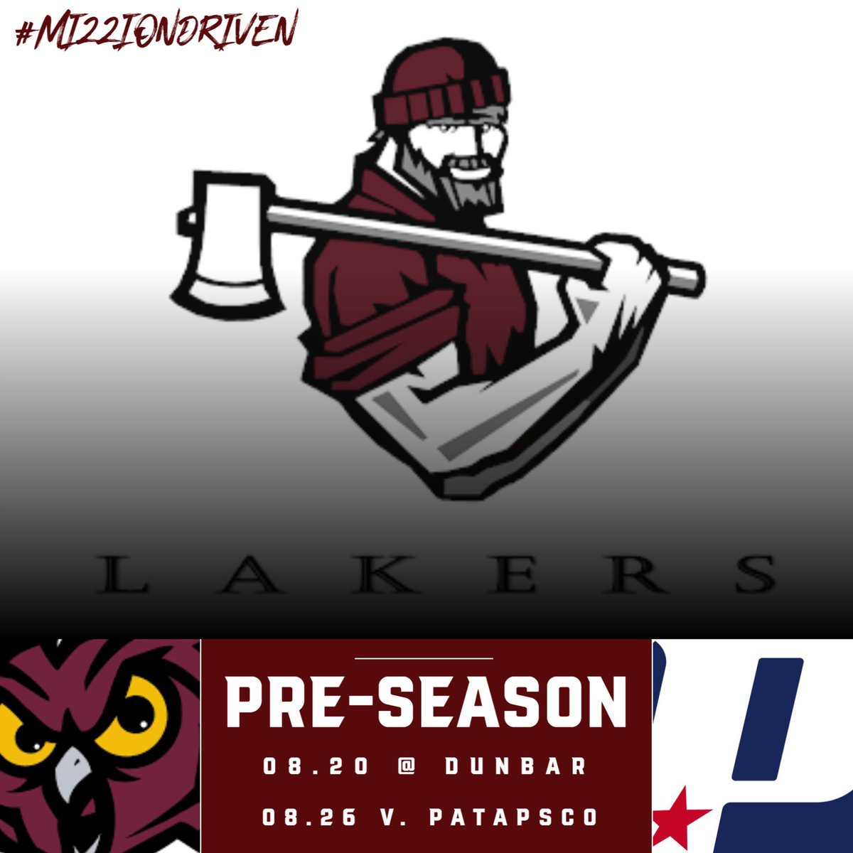 BoysLatinFB's tweet photo. Mark Your August Calendars 📆
#MI22IONDRIVEN // #EQV 🪓 https://t.co/J9AQ4z437A