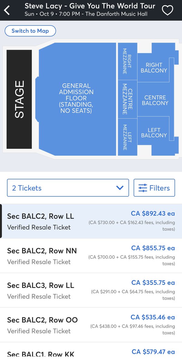 If you're reselling Steve Lacy tickets this high to the toronto show, i hope you enjoy hell.