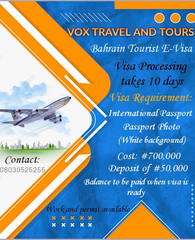 Contact voxtravel & tours on 08039525255 for enquiry. 100% credibility and work guarantee.