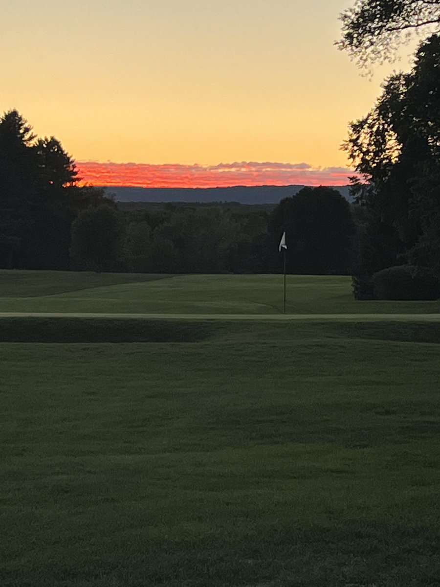 Sunset at Saratoga Golf and Polo Club