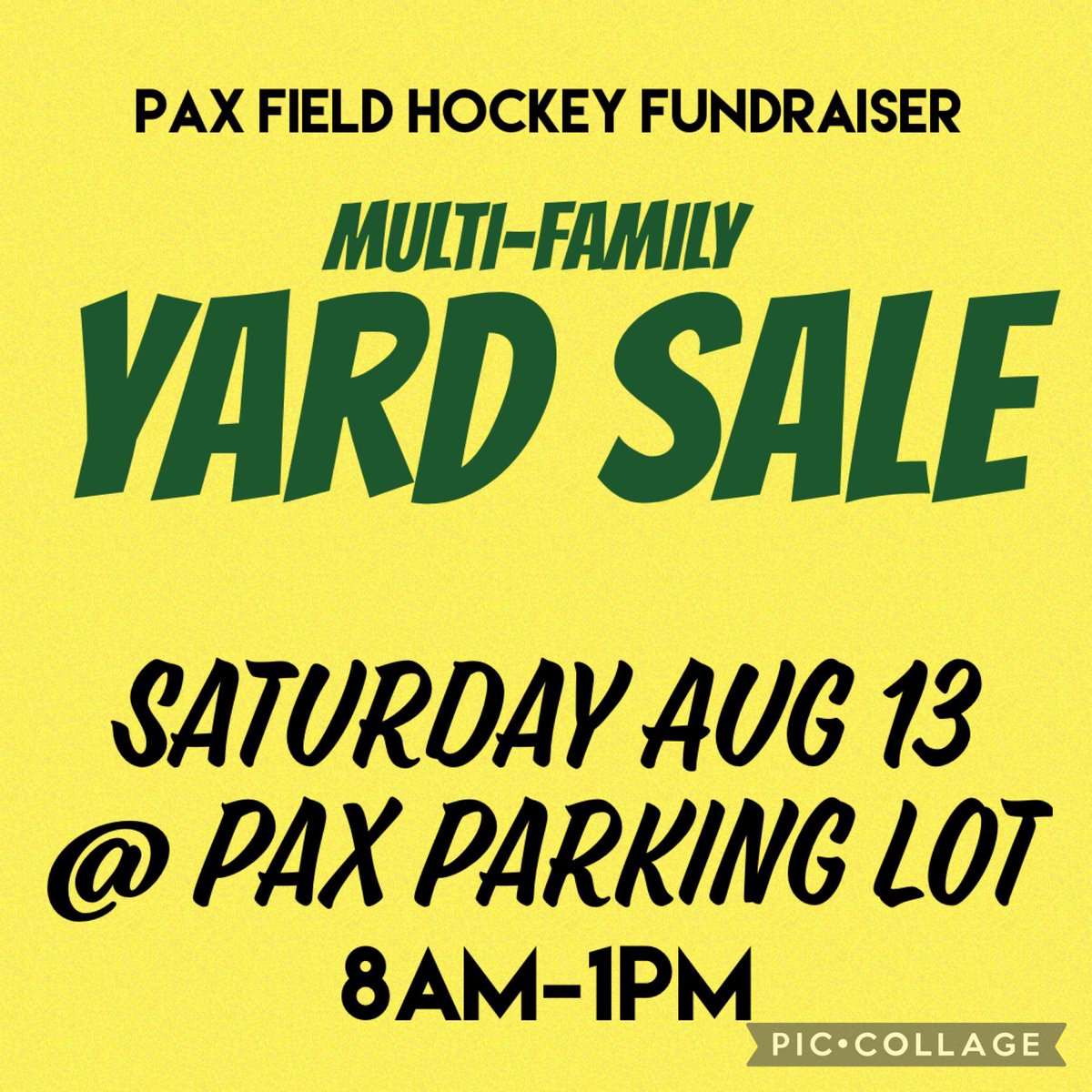 Come out and support us! 🖤🏑💚