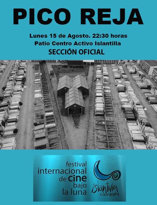 Nos vemos en <a href="/islantillacine/">Festival de Cine de Islantilla</a> con Pico Reja. Entrada libre. 
<a href="/ProSingulares/">Producciones Singulares</a> <a href="/cinandalucia/">CINA</a> <a href="/AncineAndalucia/">Ancine Andalucía</a> <a href="/acacineandaluz/">Academia de Cine de Andalucía I Premios Carmen</a> <a href="/AAMMAaudiov/">AAMMA Mujeres Audiov</a>
