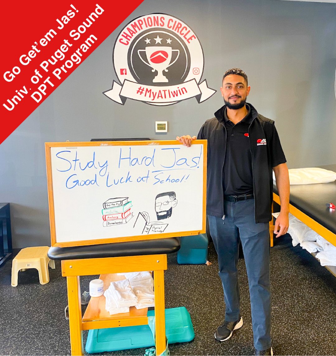 JoshWaltier's tweet photo. Today we say goodbye and good luck to one of our favorite OSS team members. Jas is off to earn his doctorate in physical therapy at the University of Puget Sound. Thank you for all of your great work and we look forward to you becoming the best physical therapist you can be! https://t.co/dmuQn9QaUP
