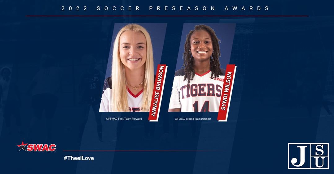 Congratulations to junior <a href="/annalisebrunson/">annalisebrunson</a> on being named to the preseason All-Swac First Team and senior <a href="/SydniWilson3/">Sydni Wilson</a> on being named to the preseason All-SWAC Second Team!

#BleedTheeBlue x #TheeILove x #TheeTigerDen