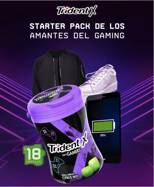 TridentChile's tweet photo. ¿Ya probaste Trident X? Hackea todos los retos del #Festigame2022 con los chicles para #gamers🎮

#gaming #gamers #gamerchile #gamerchileno https://t.co/6btnzO4PeV