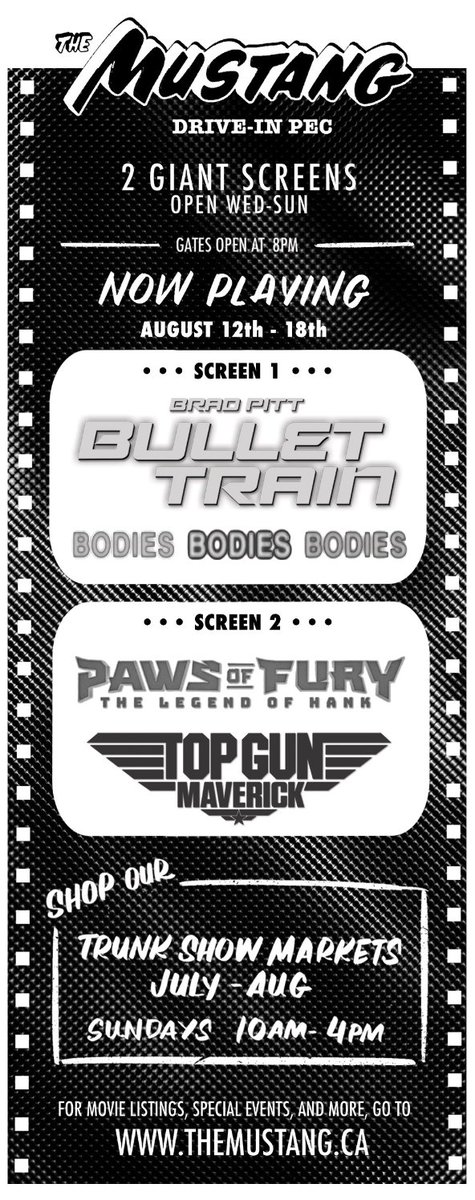 Mustang Drive-In PEC tweet media